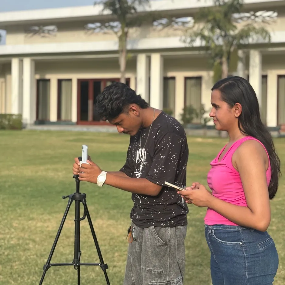 The team at work