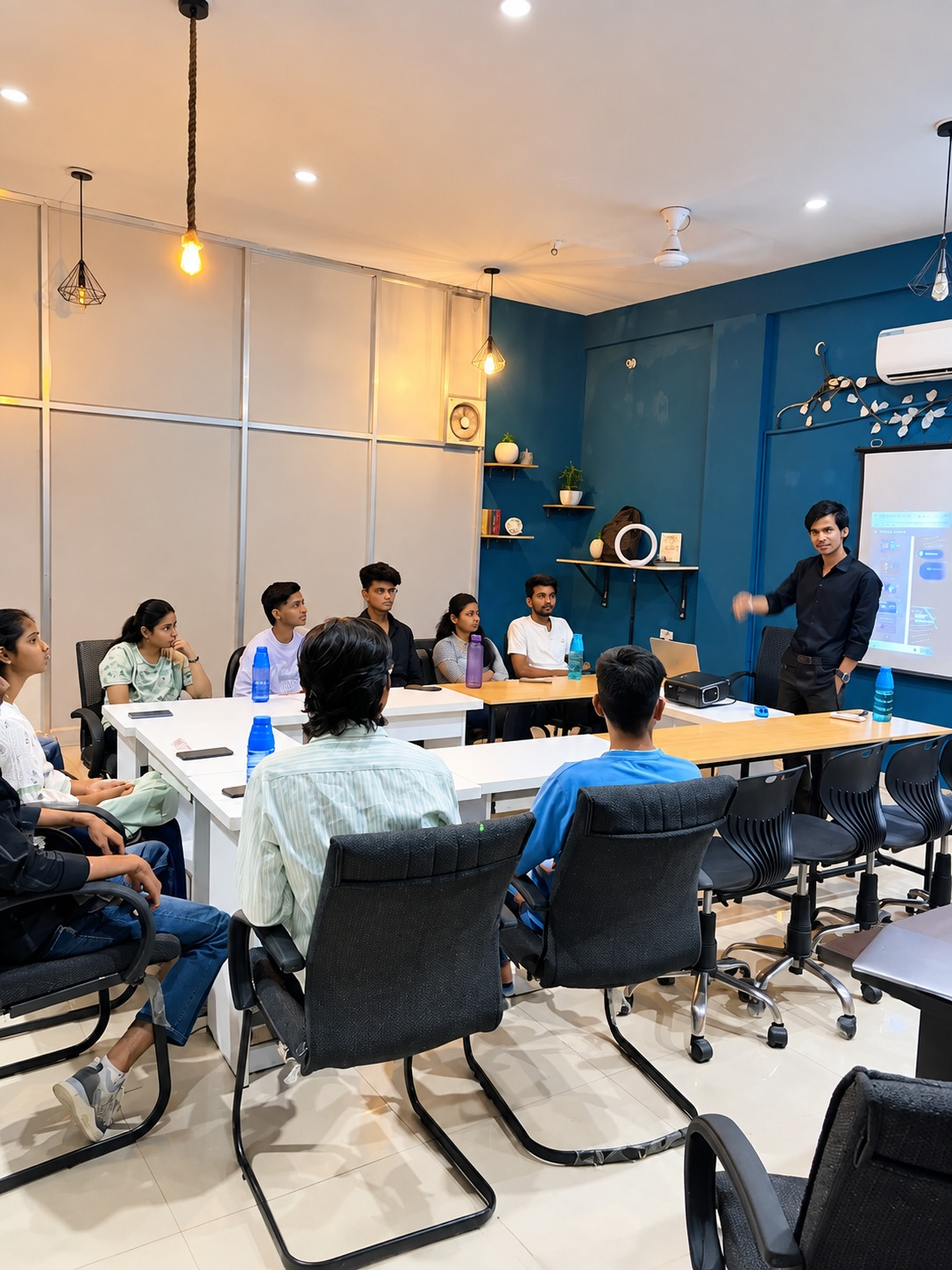 RealtyShape team meeting a client